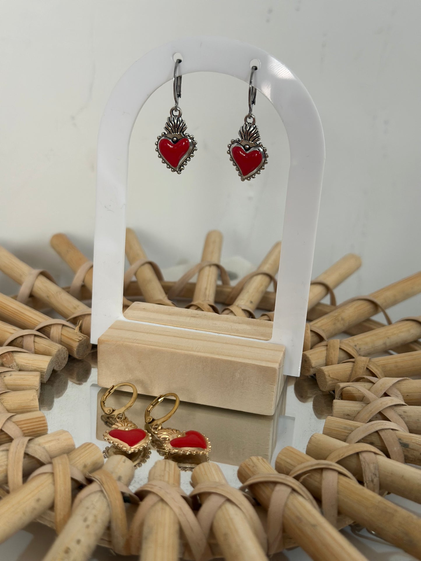 Orecchini sacro cuore