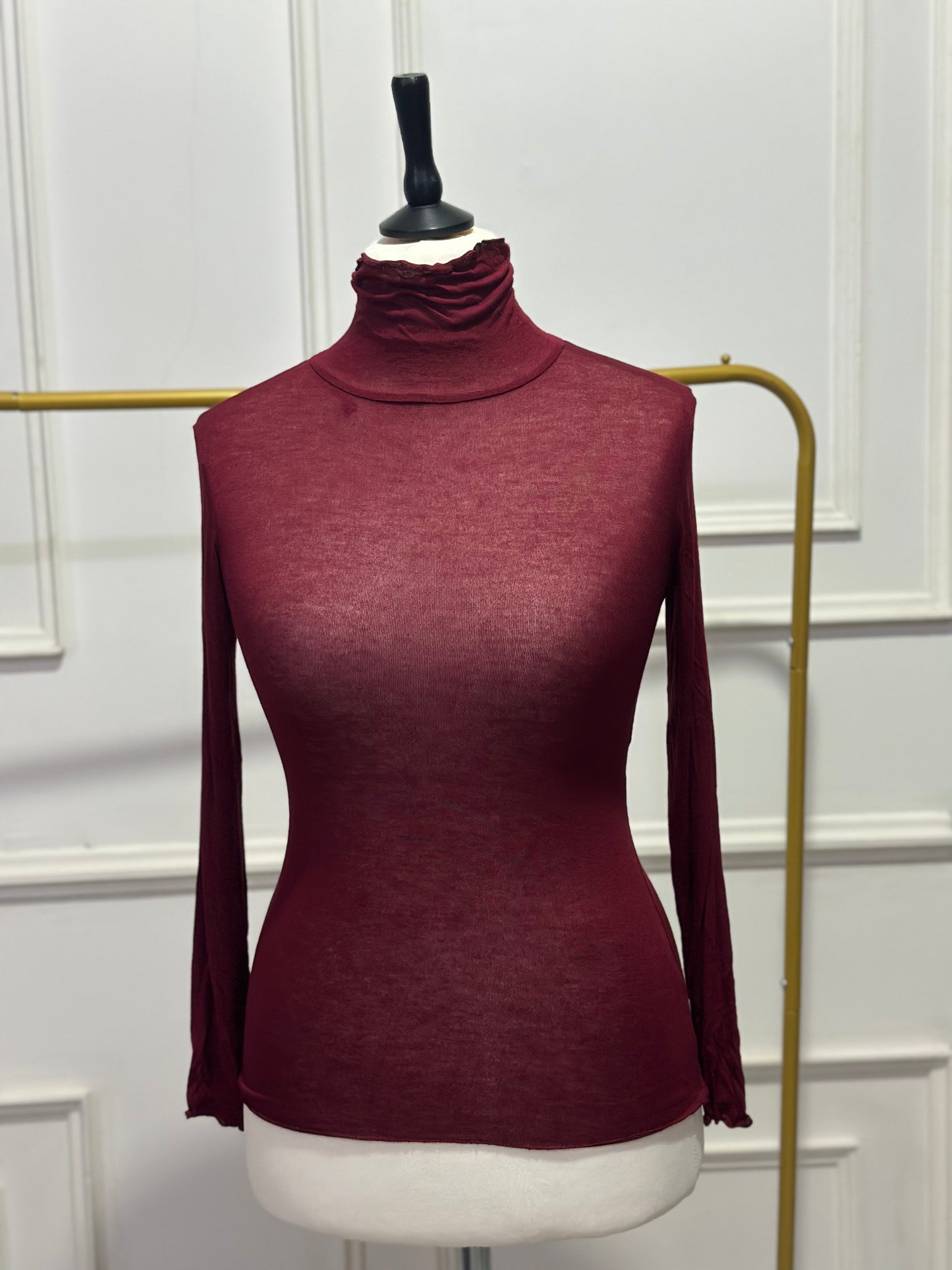 Maglia tessuto trasparente