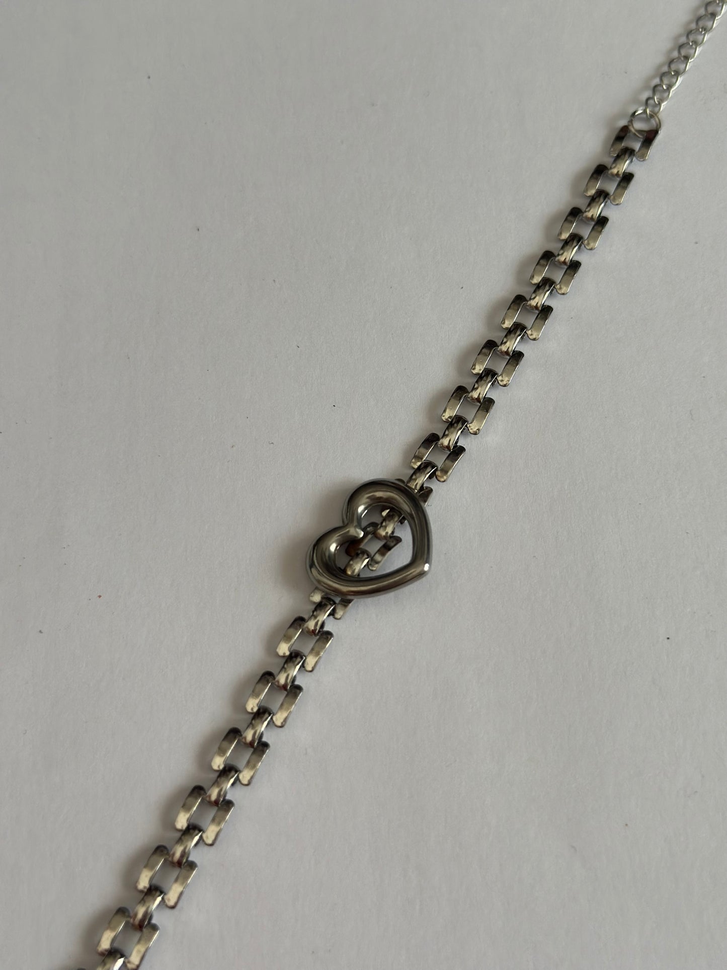 Bracciale catena cuore