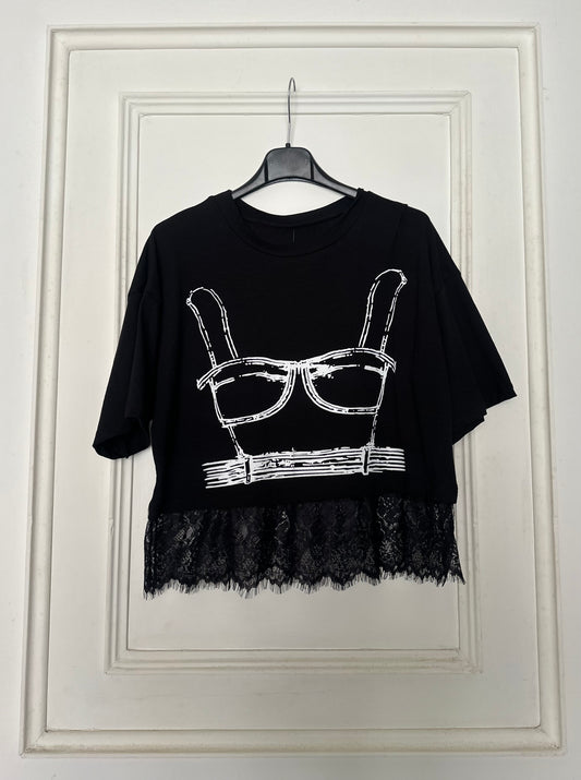 T-shirt bralette