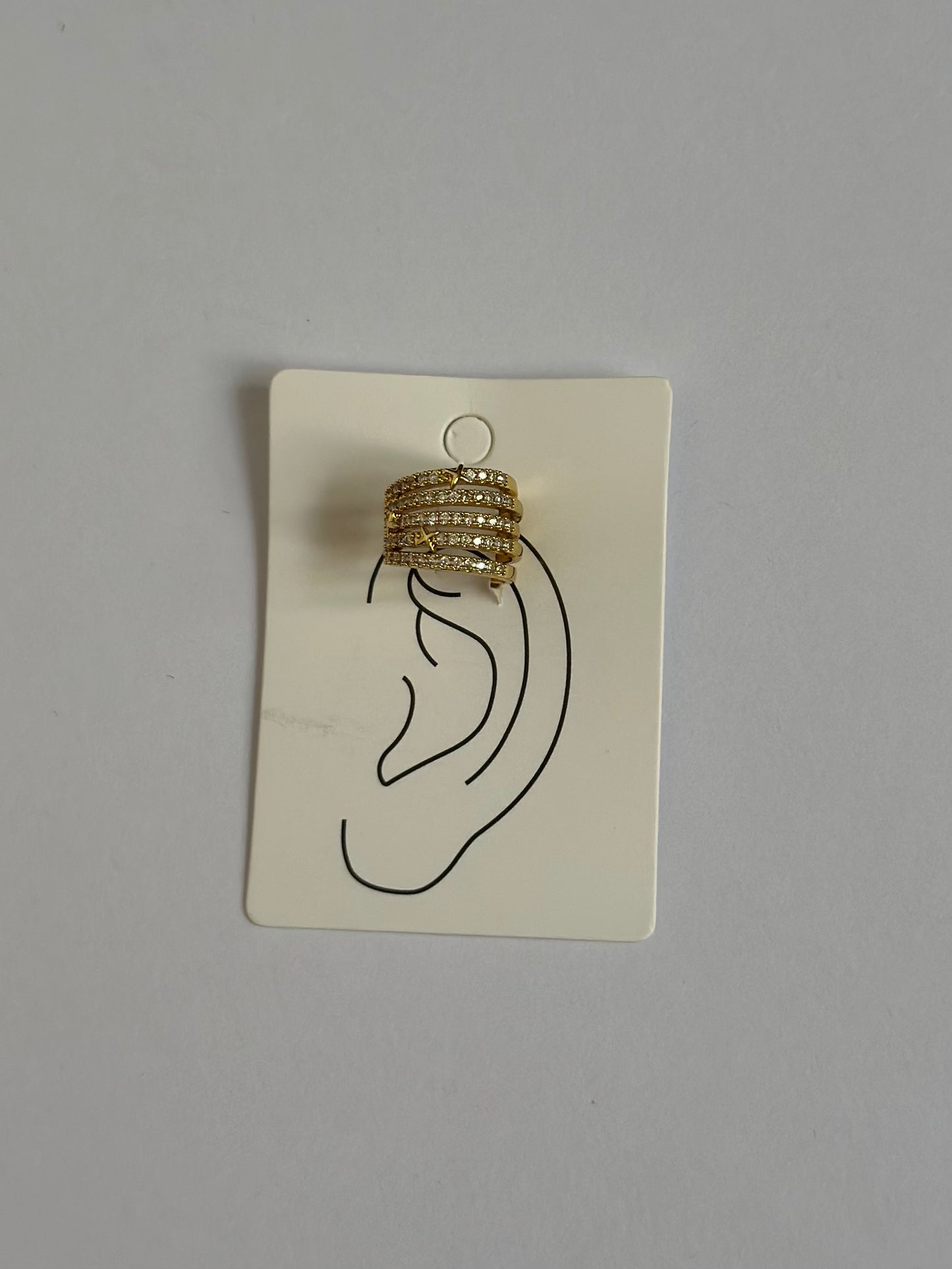 Ear cuff big strass