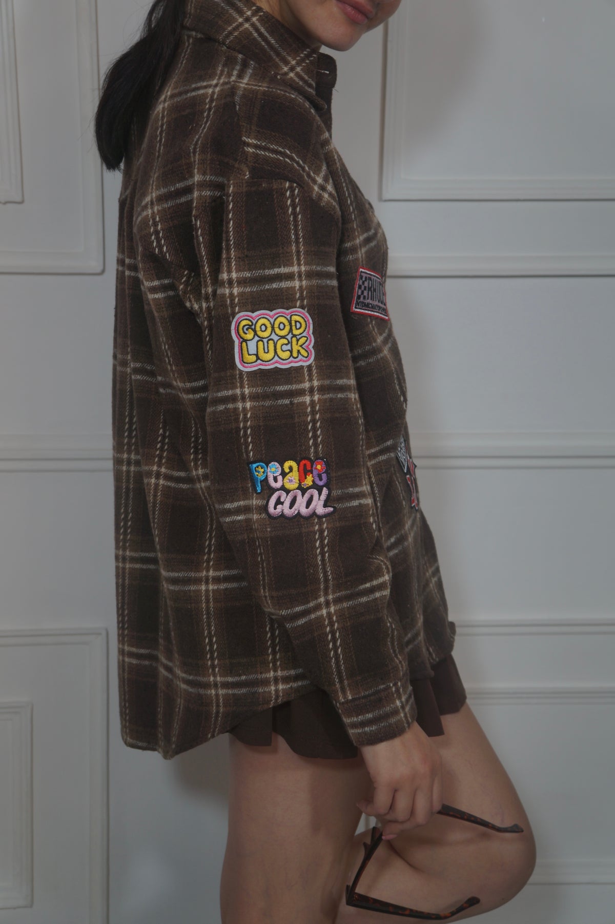 Camicia tartan bear