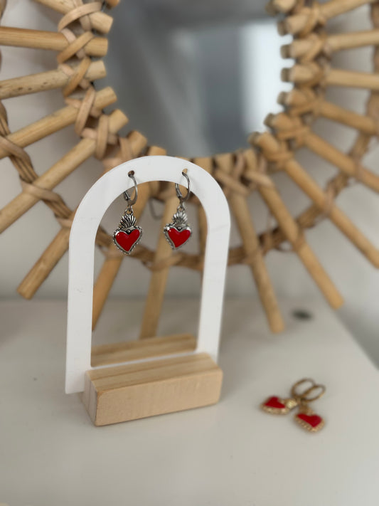 Orecchini sacro cuore