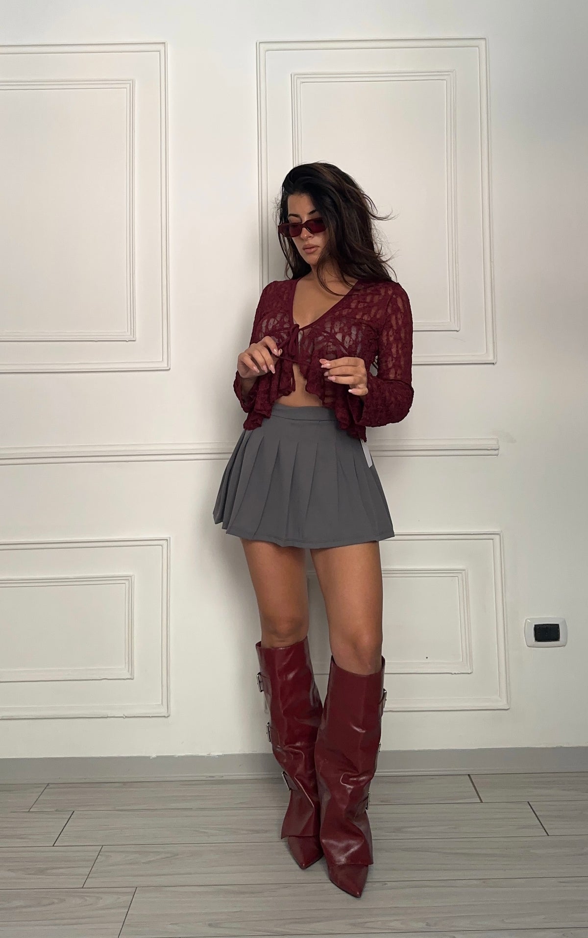 Blusa pizzo
