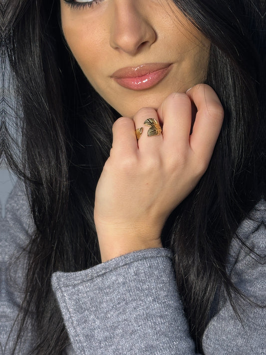 Anello Elegant leaves