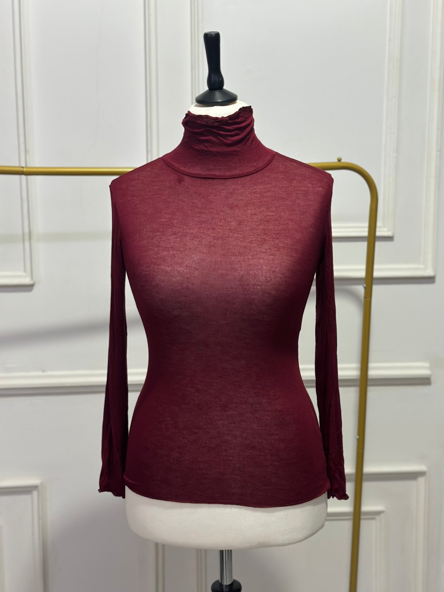 Maglia tessuto trasparente