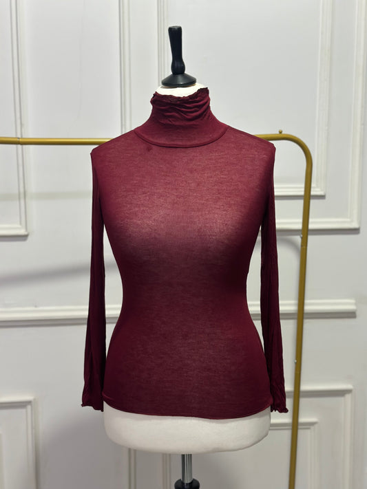 Maglia tessuto trasparente