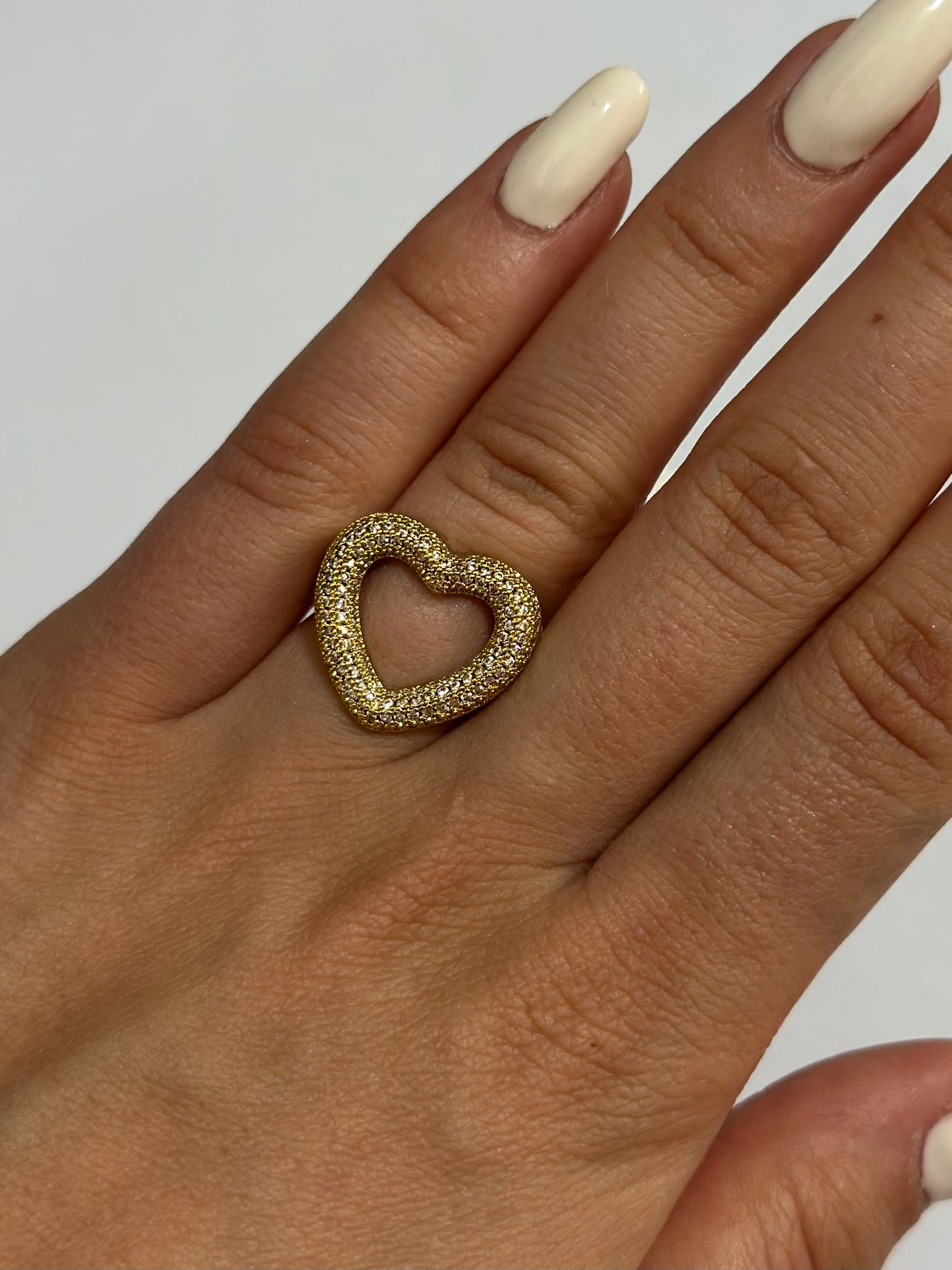 Anello heart big