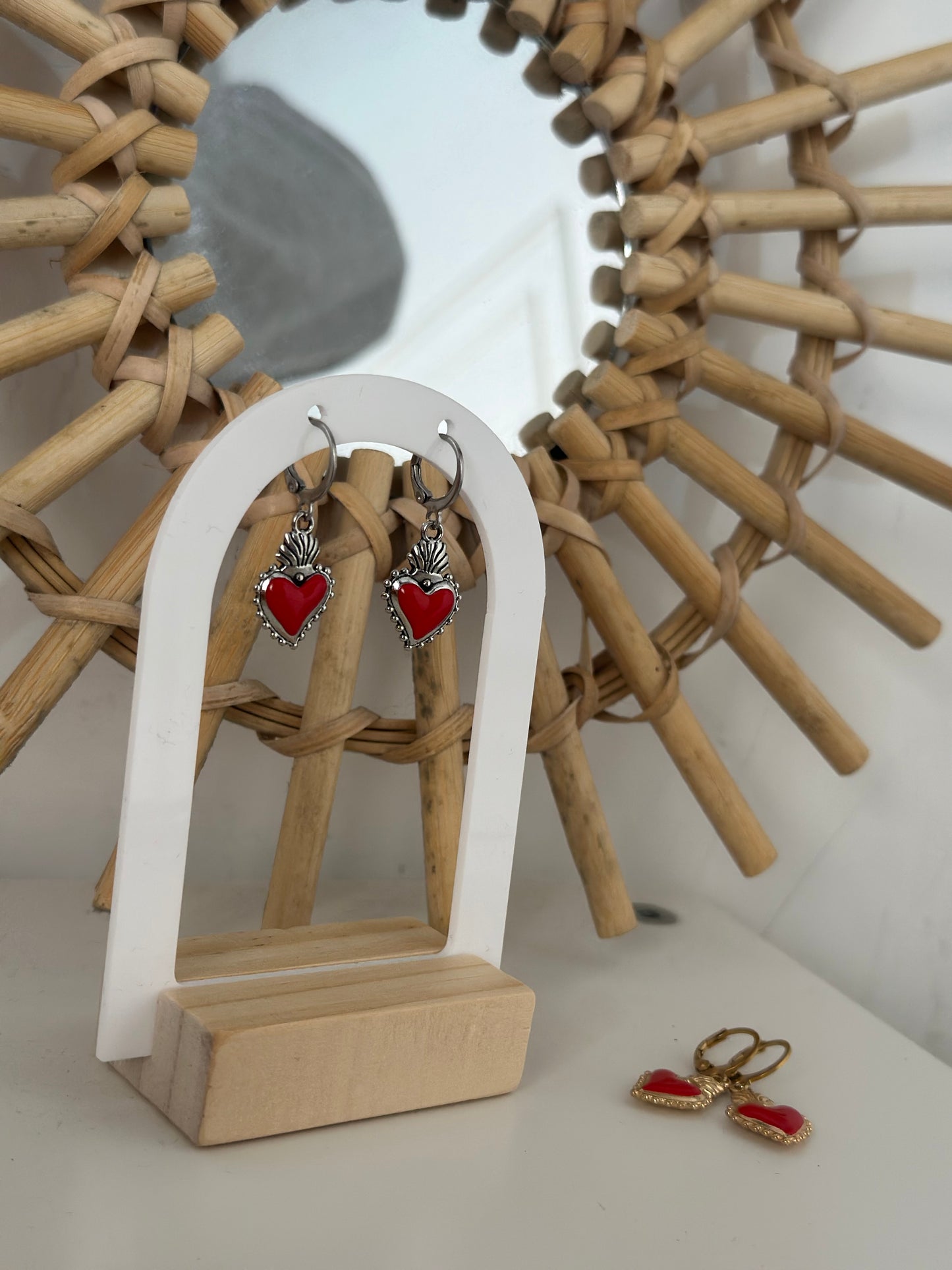 Orecchini sacro cuore