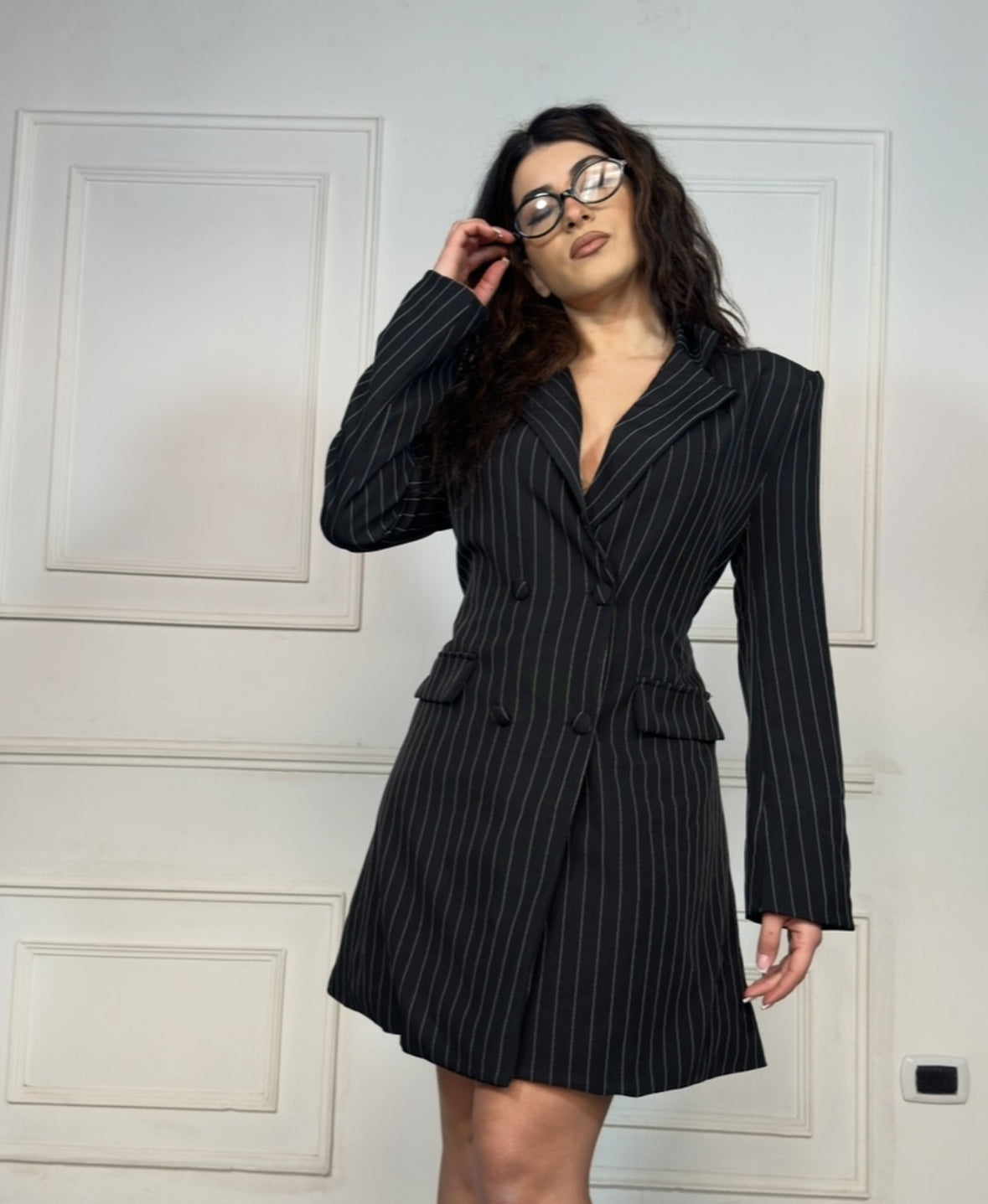 Abito/Blazer Gessato