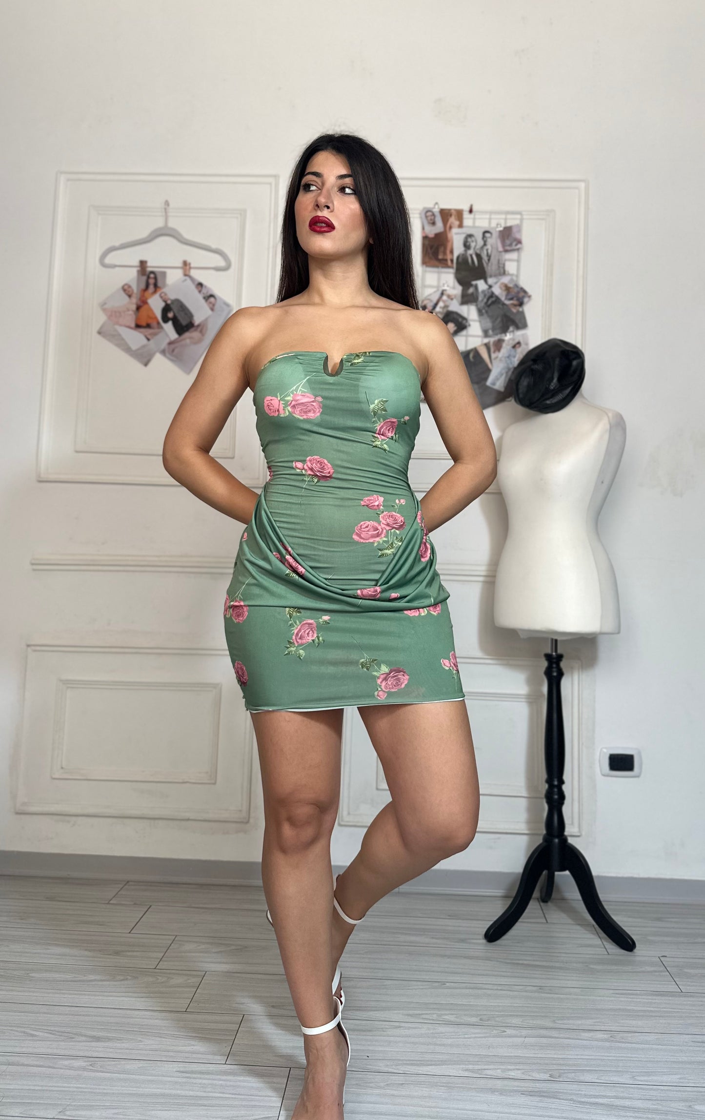 Minidress rose