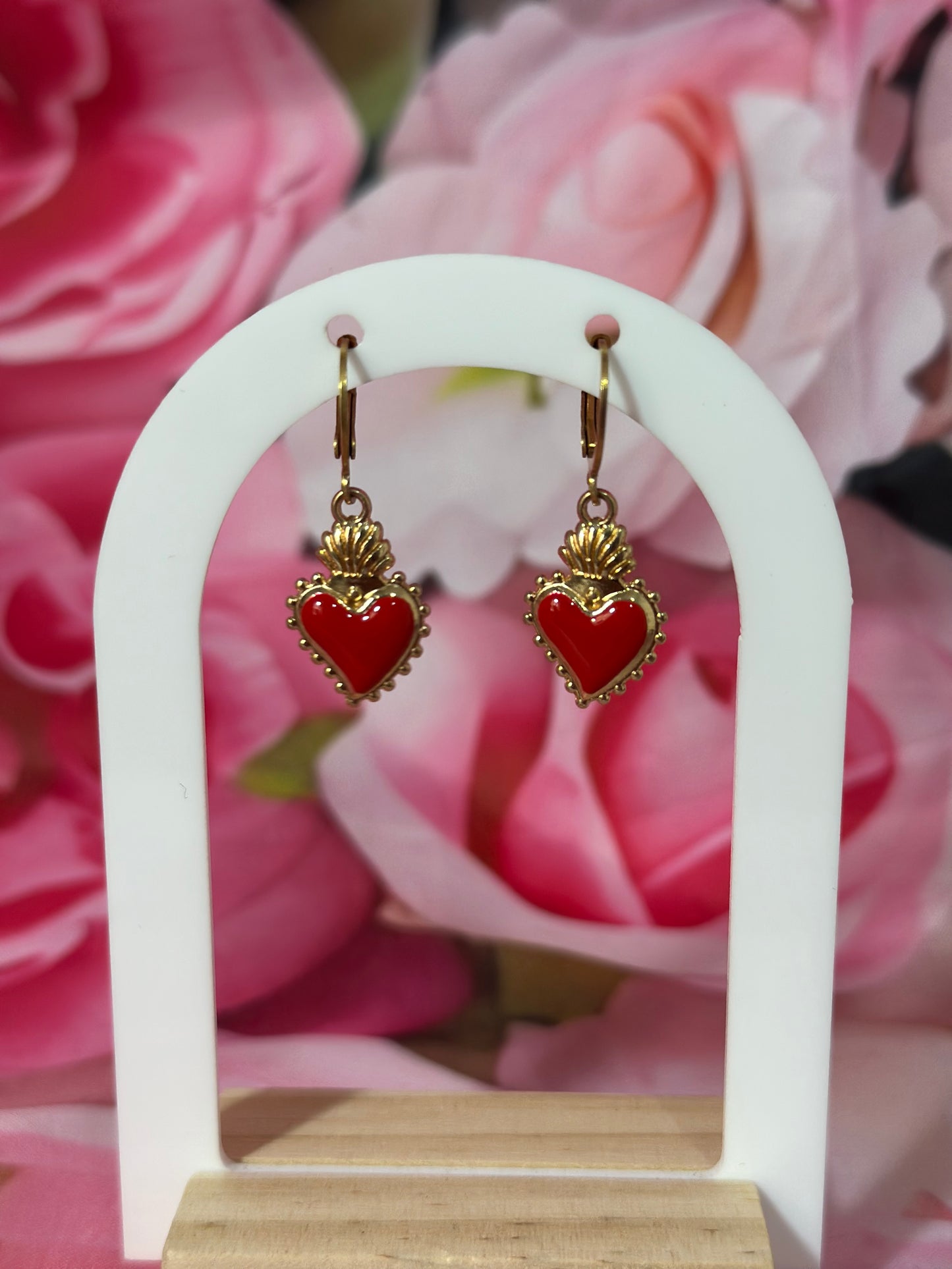 Orecchini sacro cuore