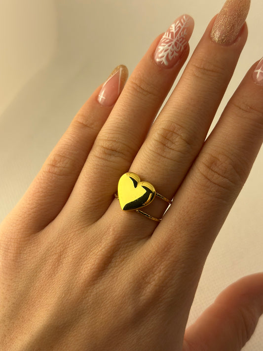 Anello heart big