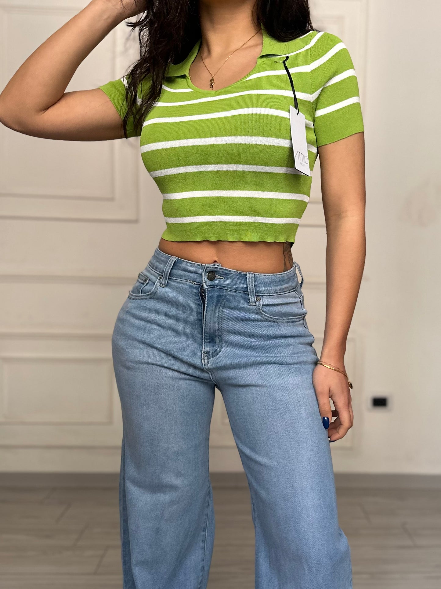 T-shirt crop strip