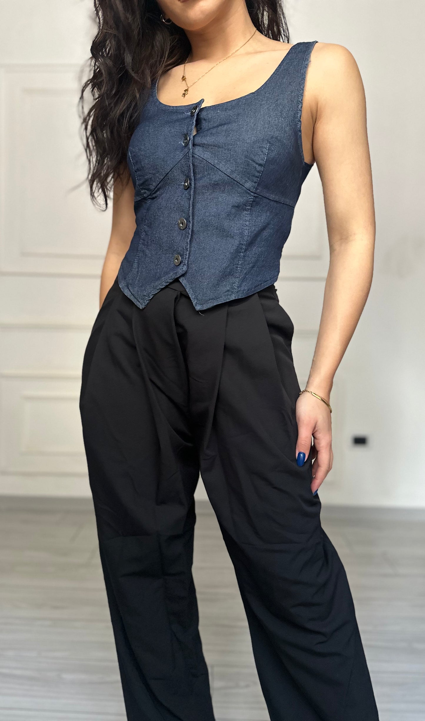 Gilet denim