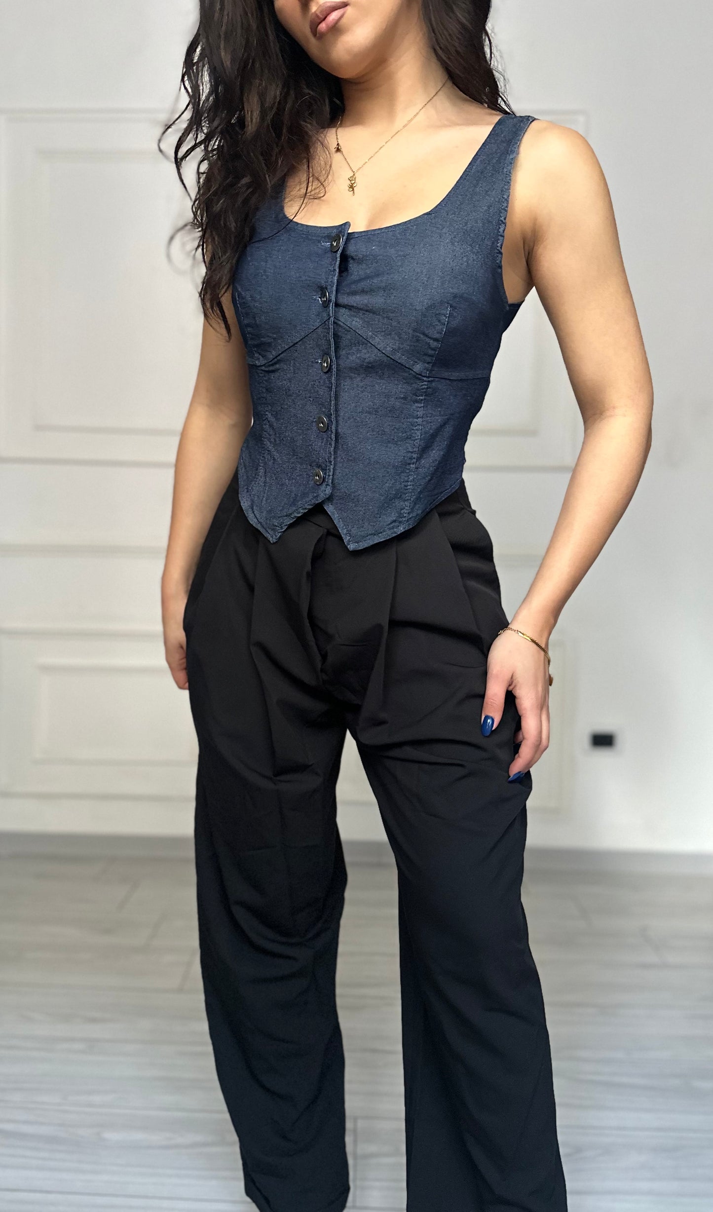 Gilet denim