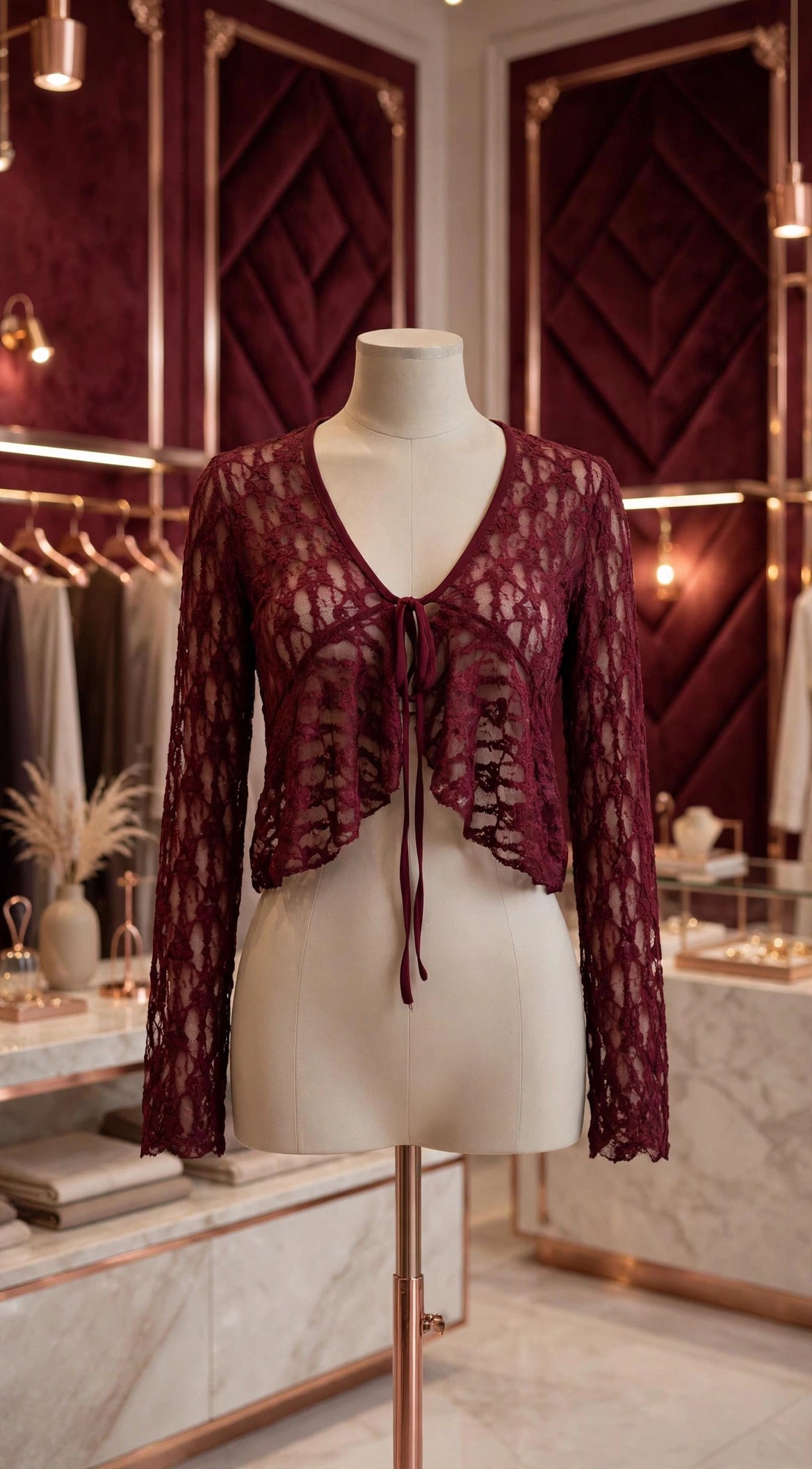 Blusa pizzo