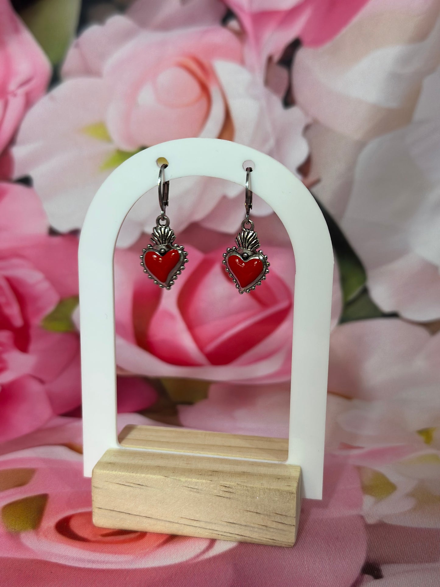 Orecchini sacro cuore
