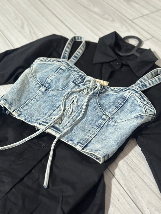Corsetto denim