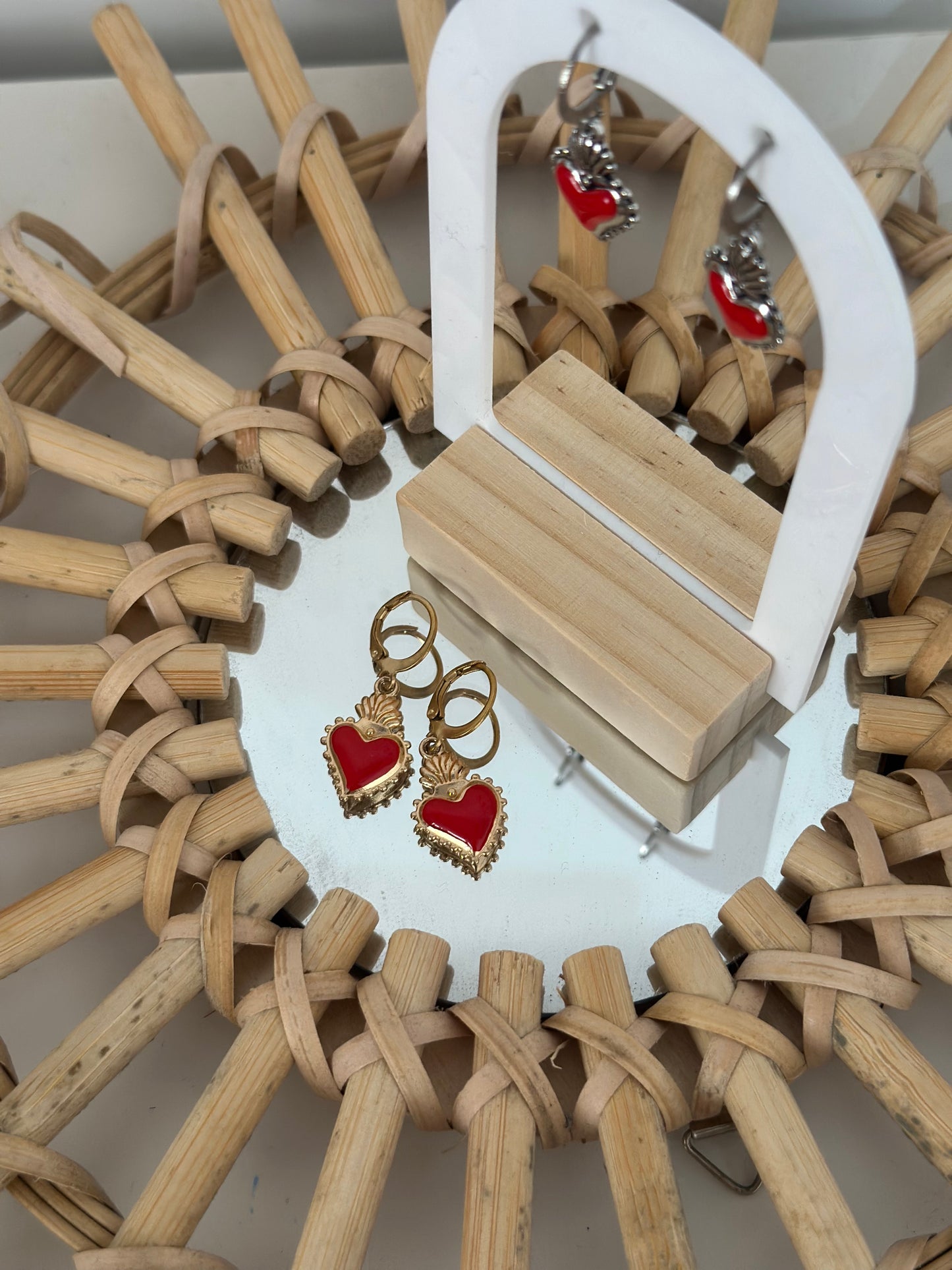 Orecchini sacro cuore