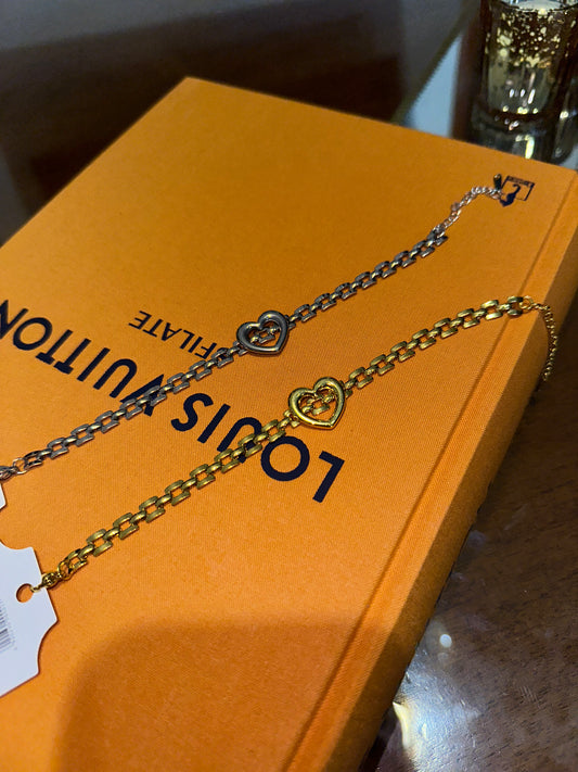 Bracciale catena cuore