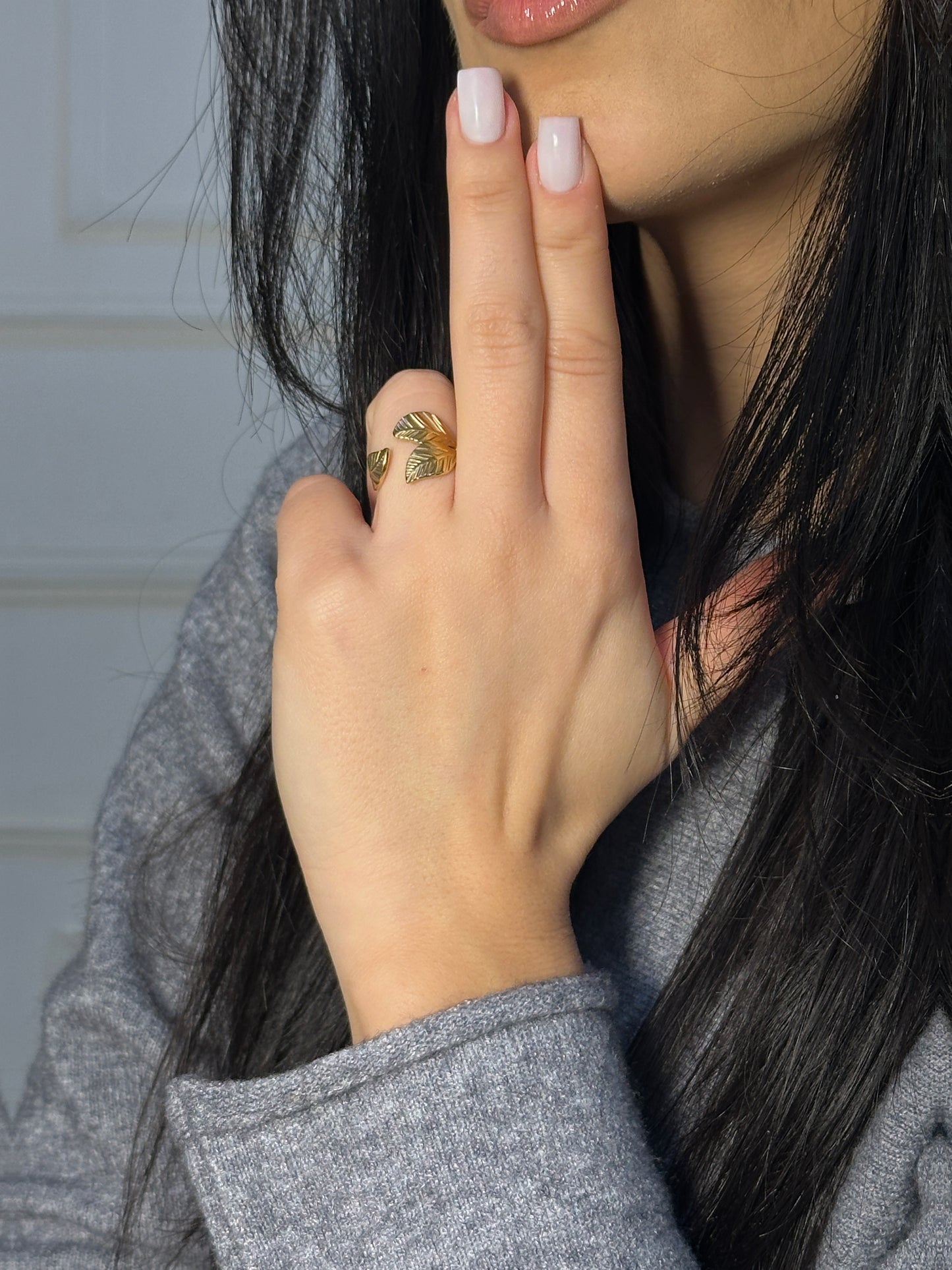 Anello Elegant leaves