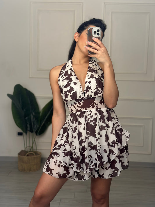 Abito Cow Print