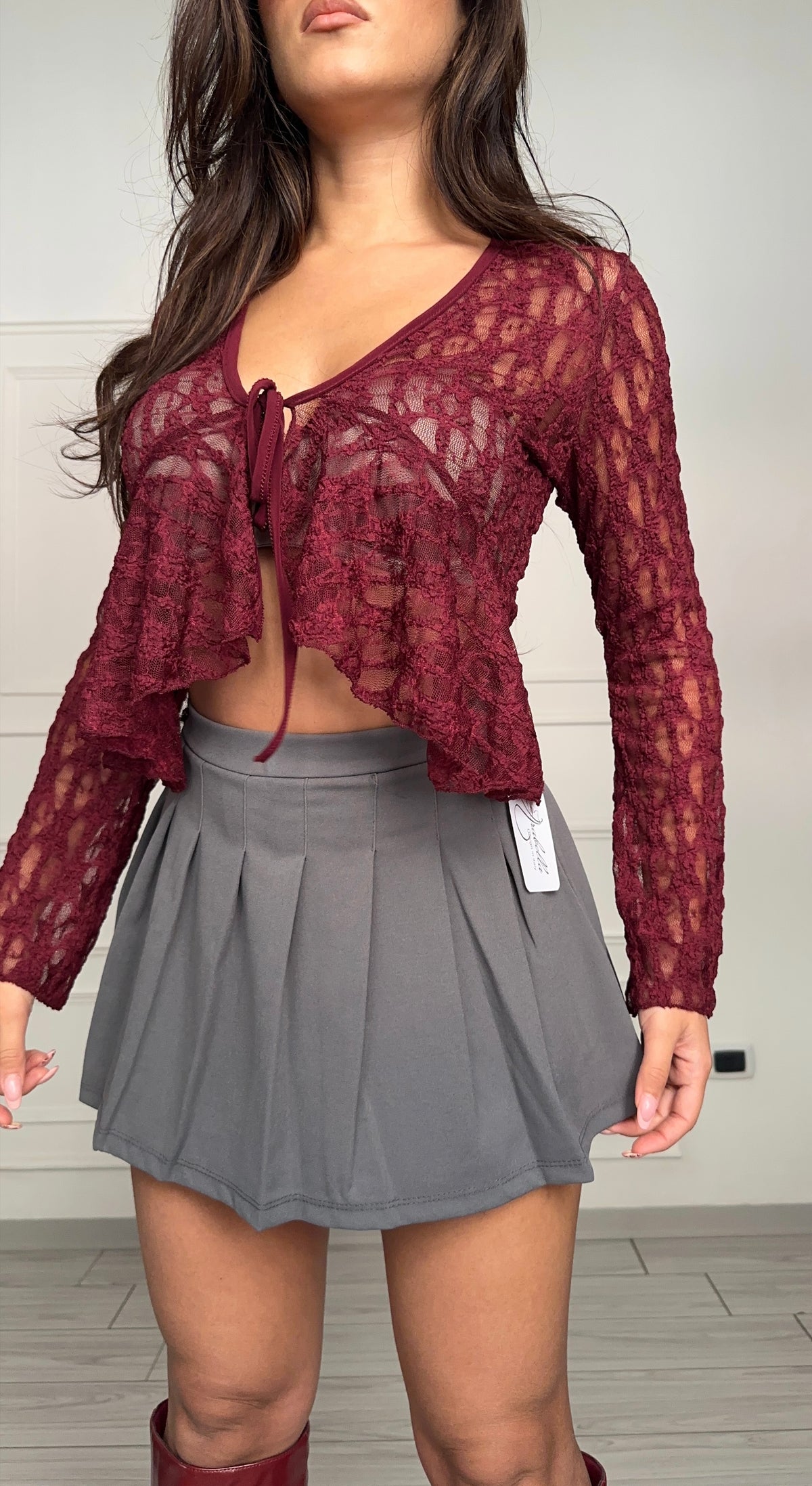 Blusa pizzo