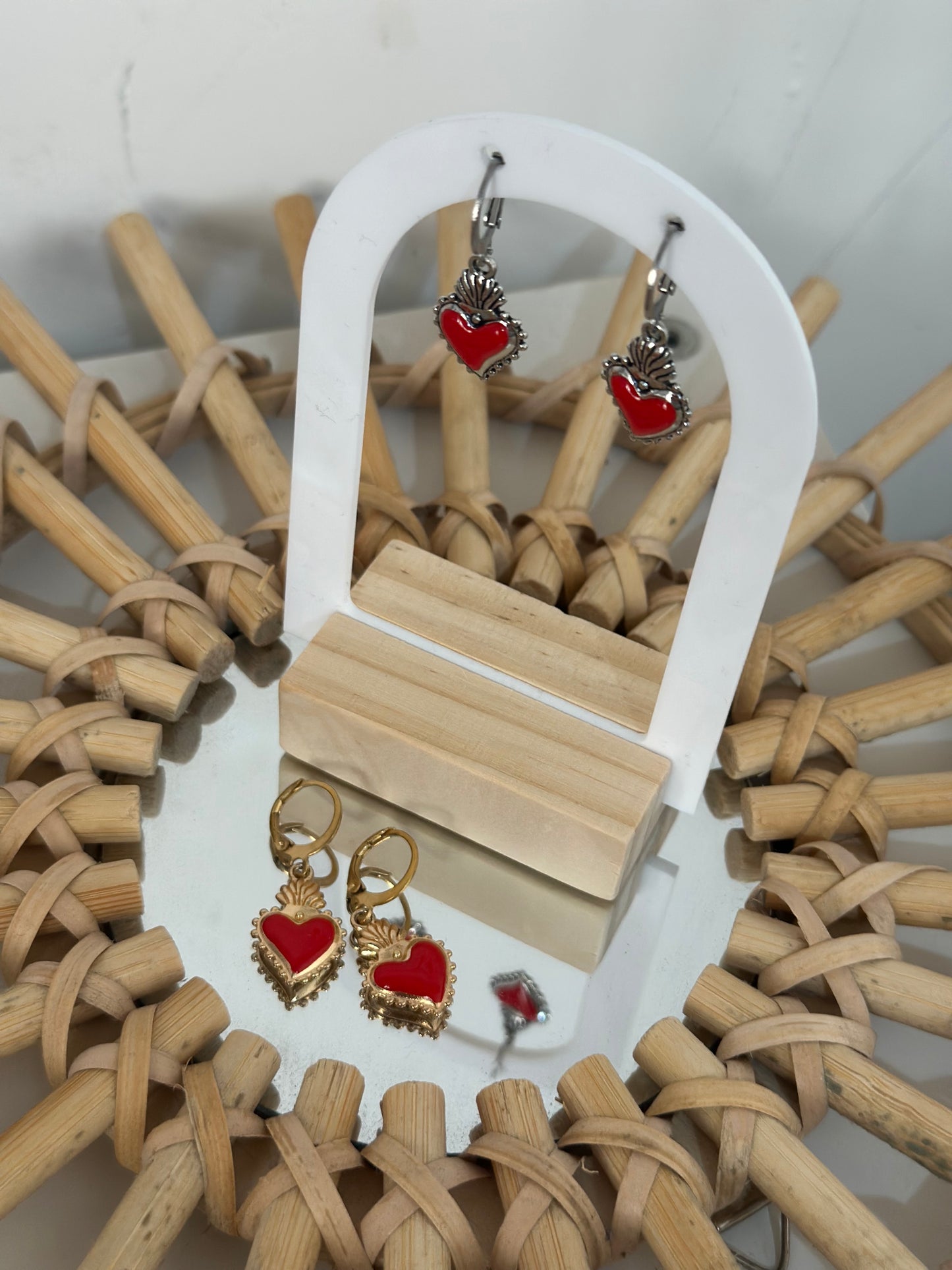 Orecchini sacro cuore