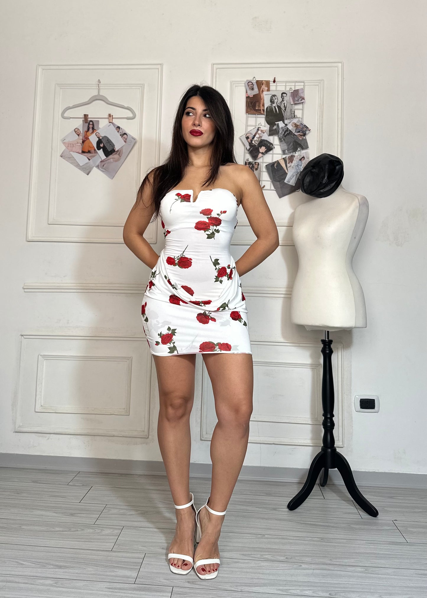 Minidress rose