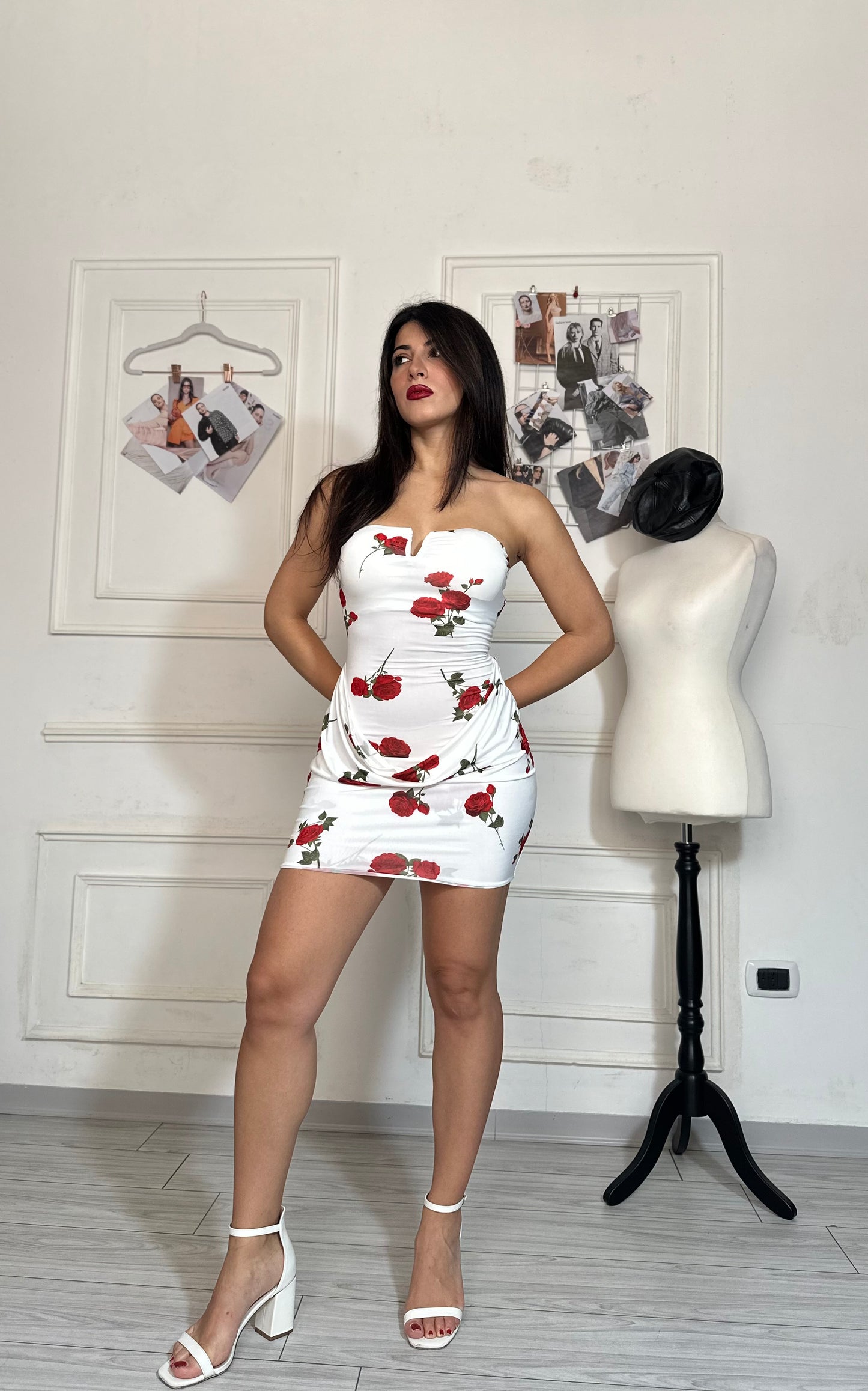 Minidress rose
