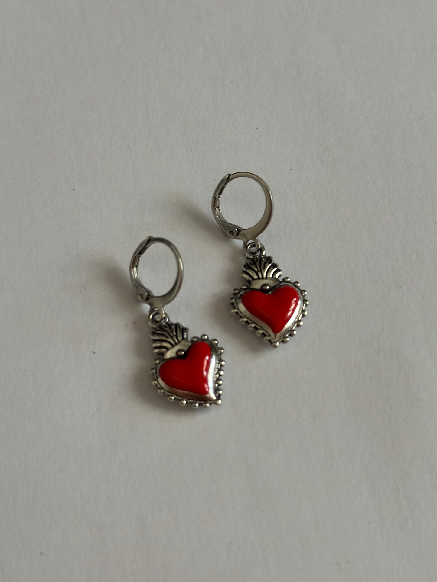 Orecchini sacro cuore