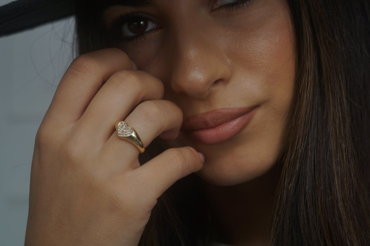 Anello heart simple
