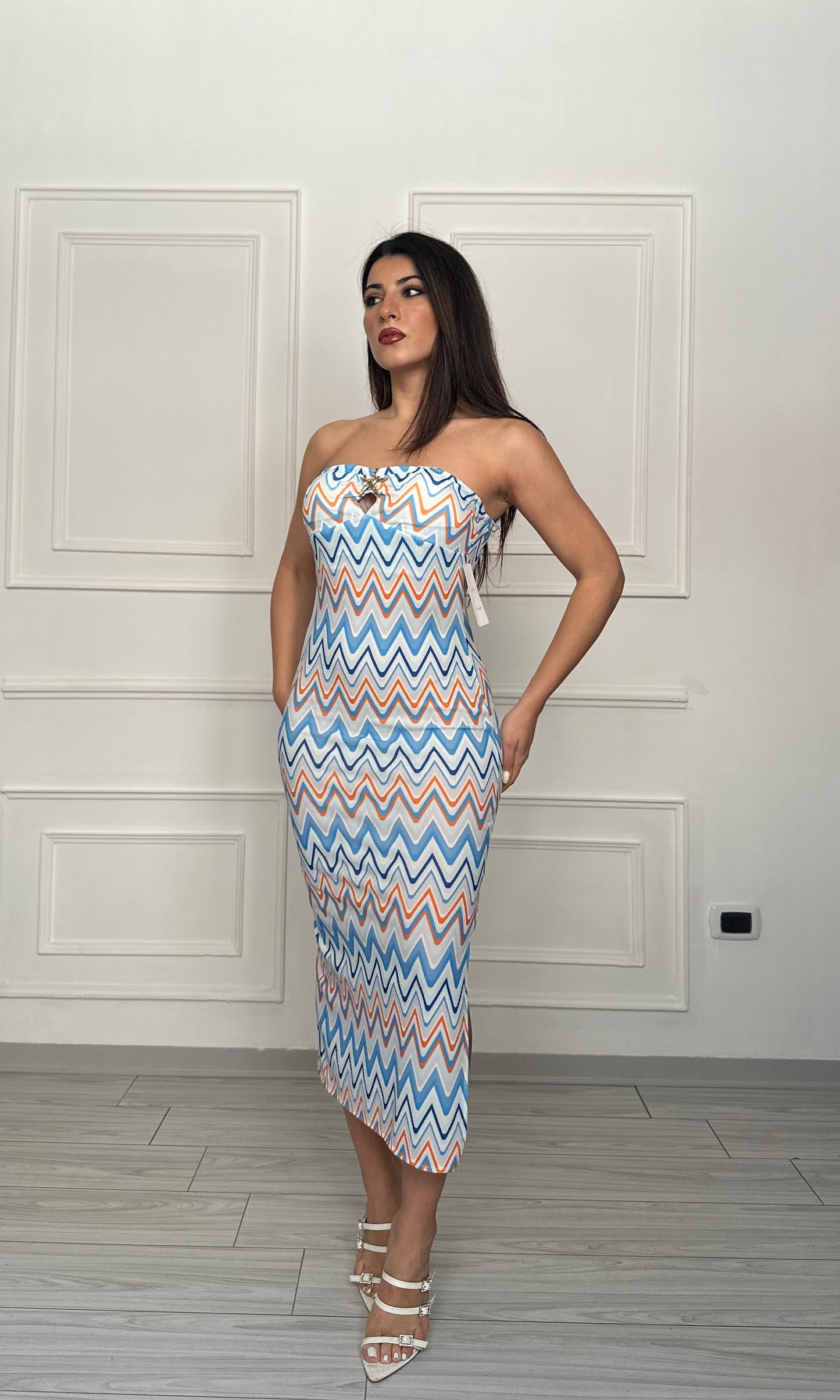 Dress fantasy blue