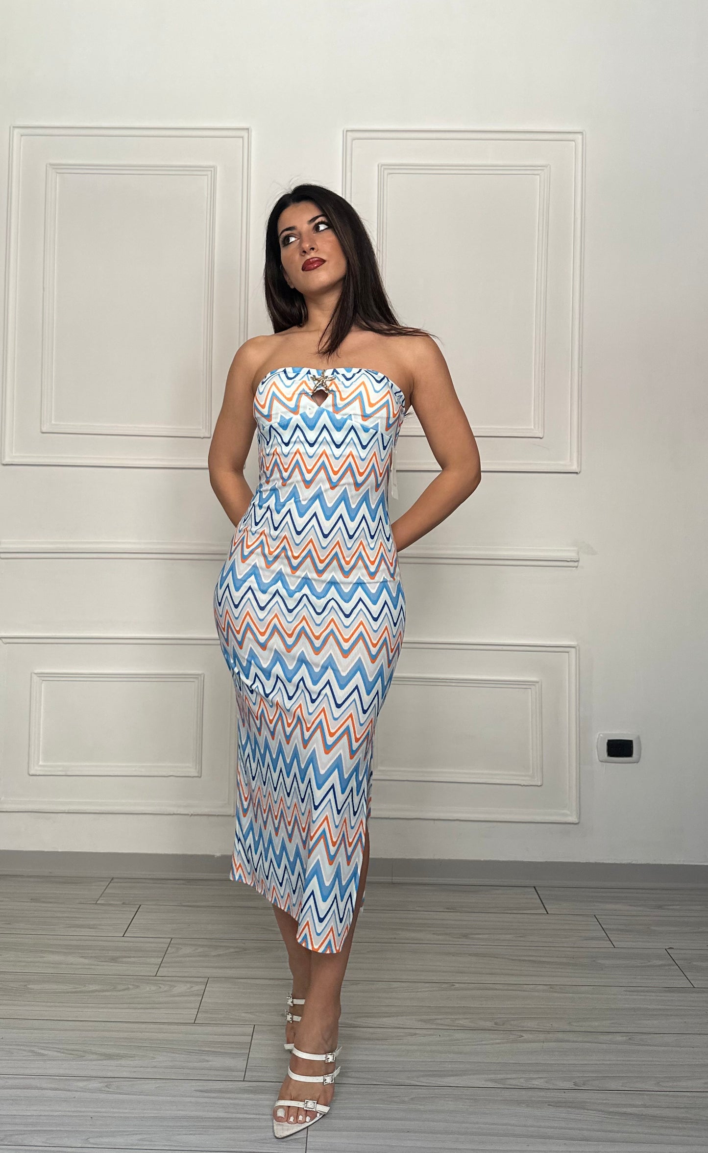 Dress fantasy blue