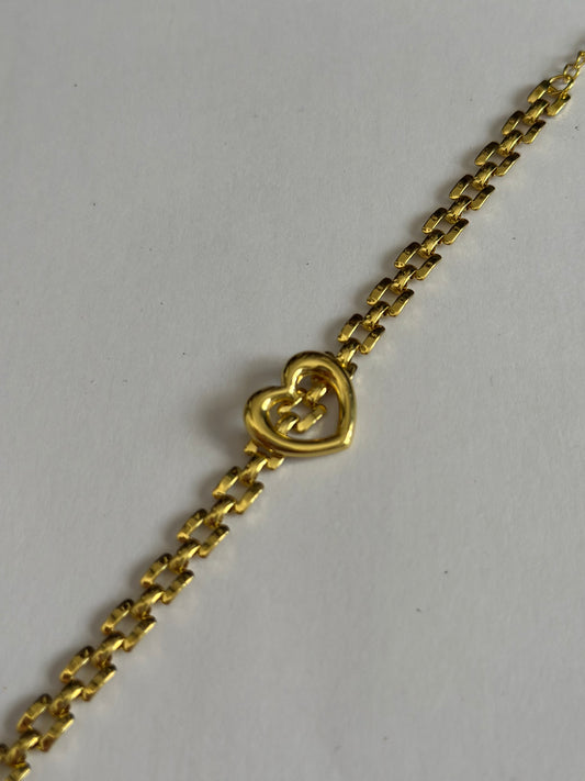 Bracciale catena cuore