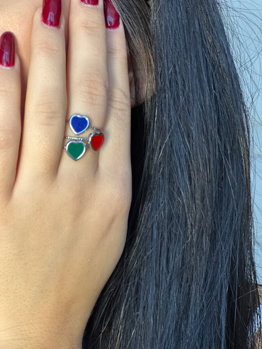 Anello heart colour