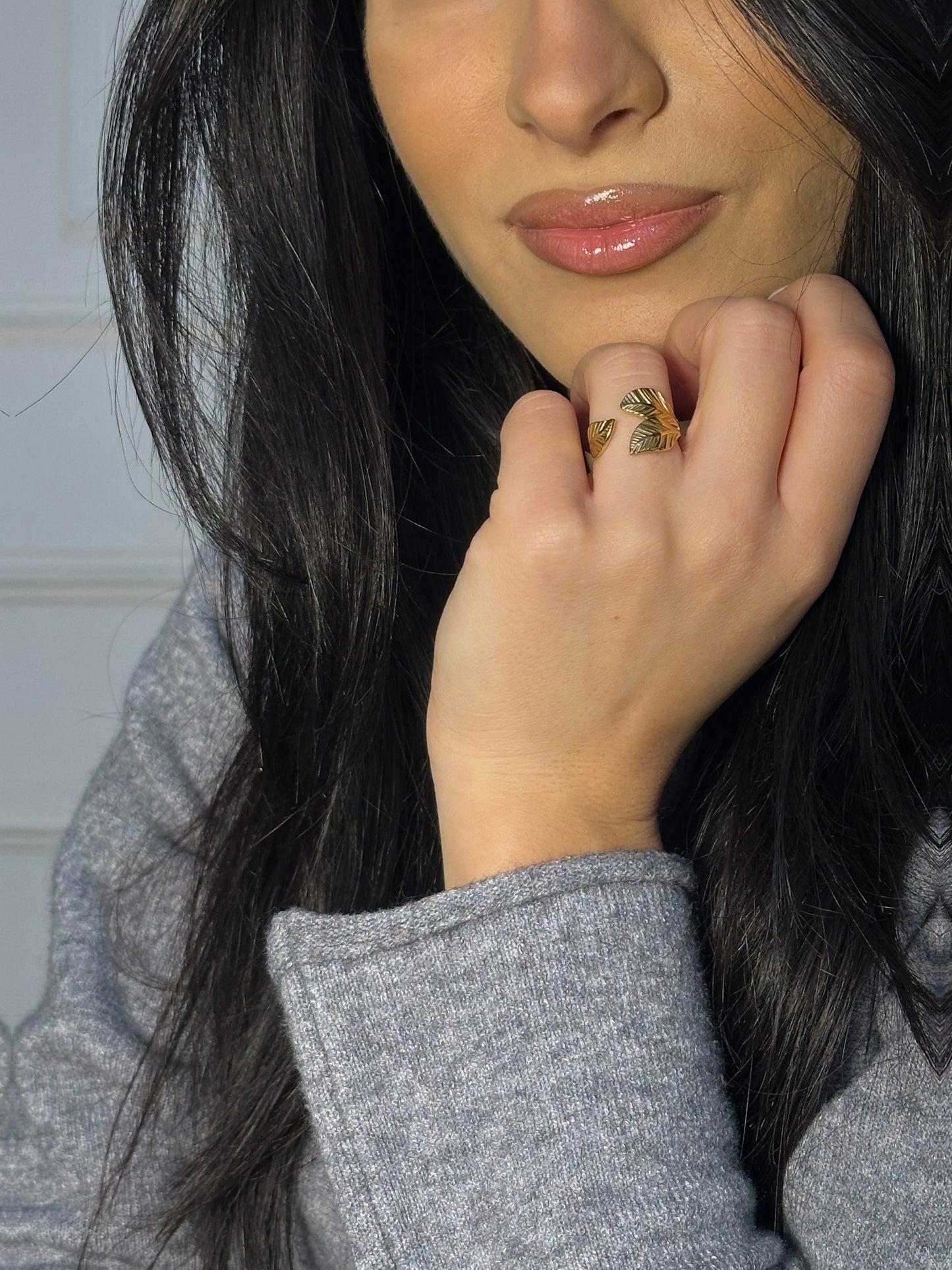 Anello Elegant leaves