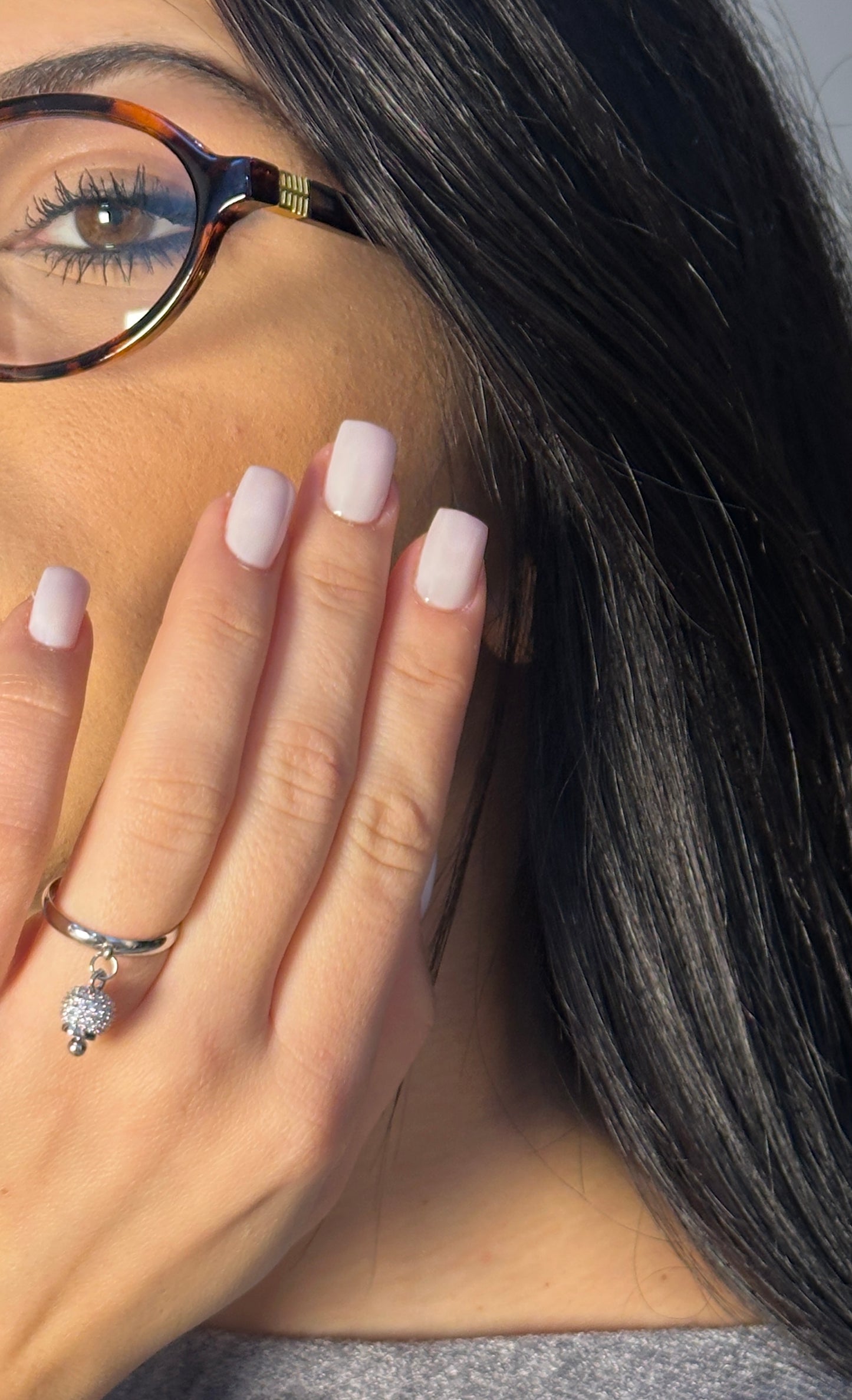 Anello campana strass