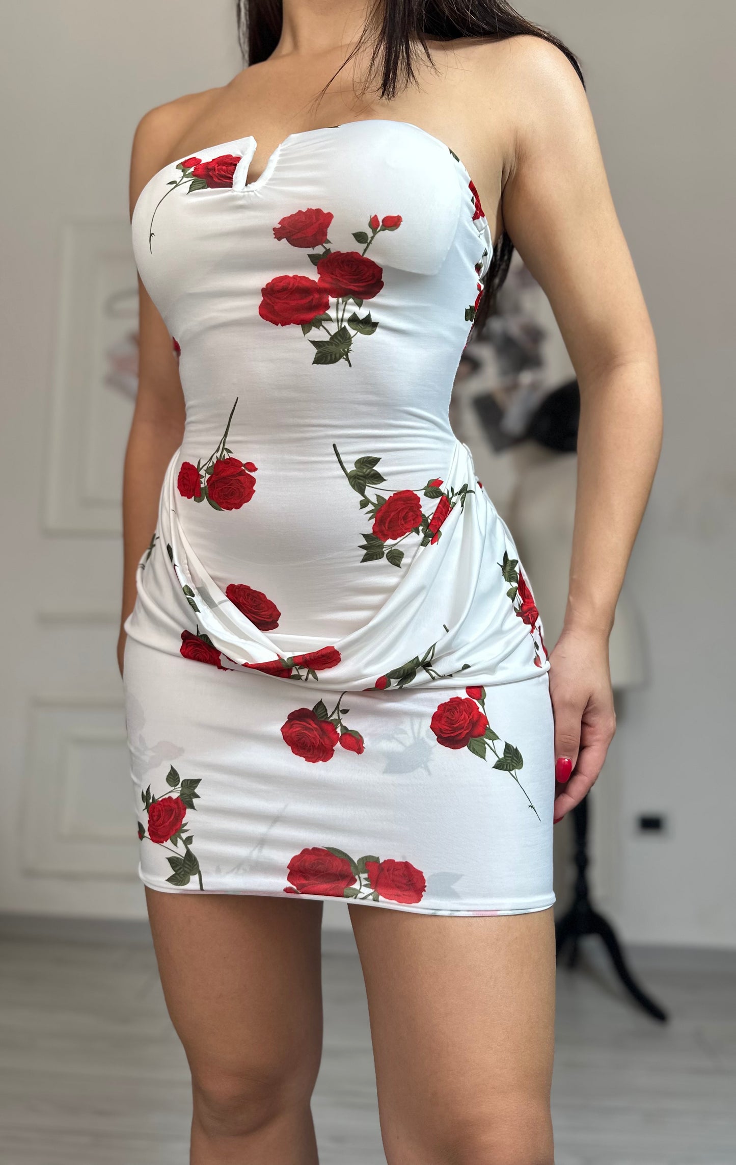 Minidress rose