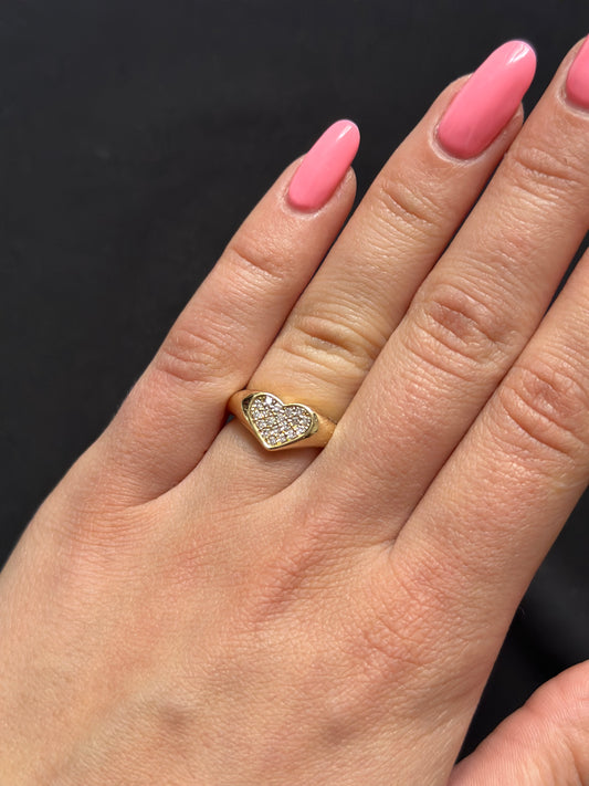 Anello heart simple