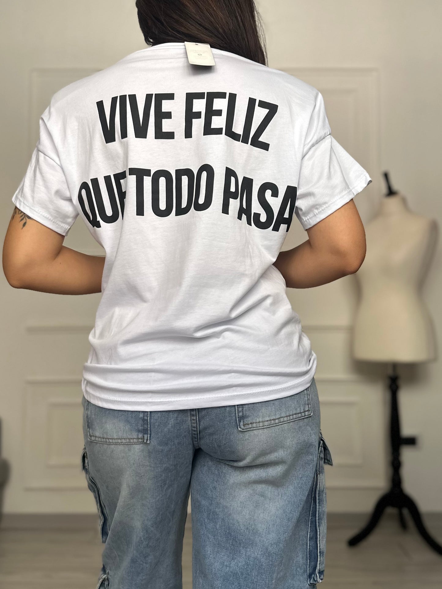 T-shirt vive feliz