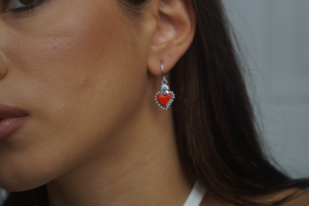 Orecchini sacro cuore