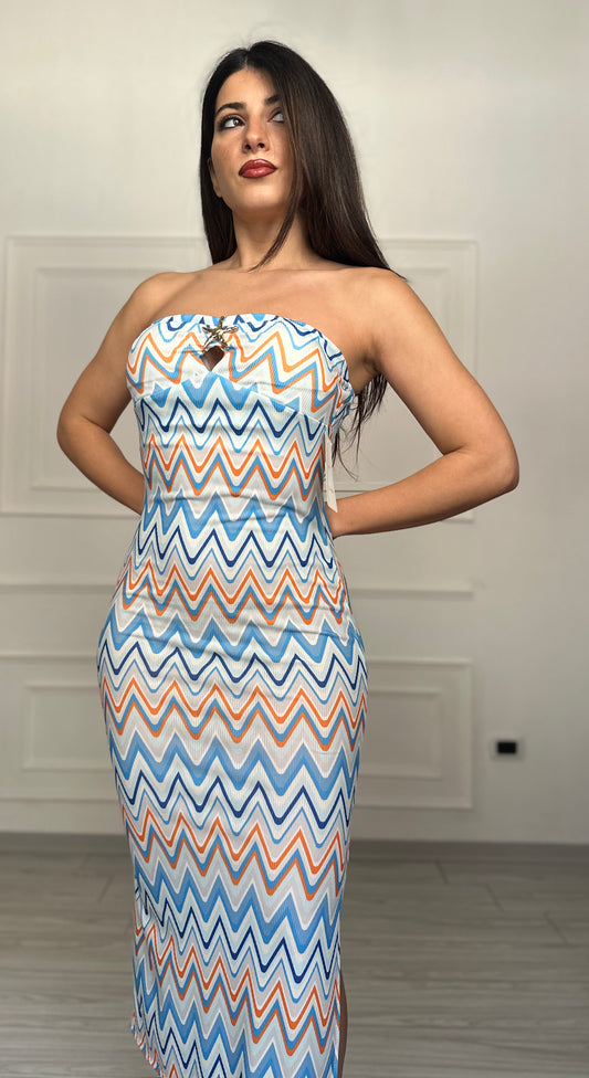 Dress fantasy blue