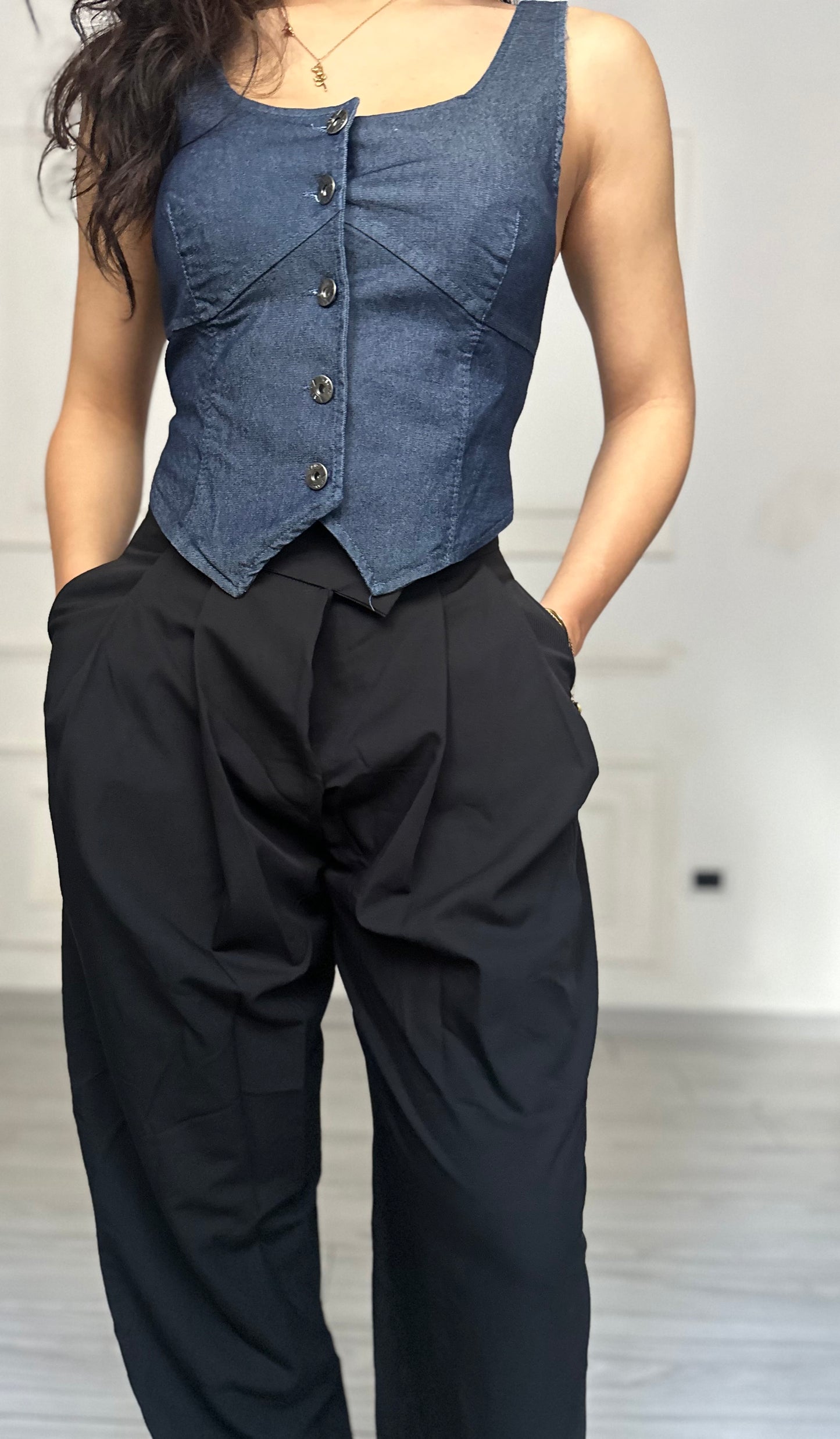 Gilet denim