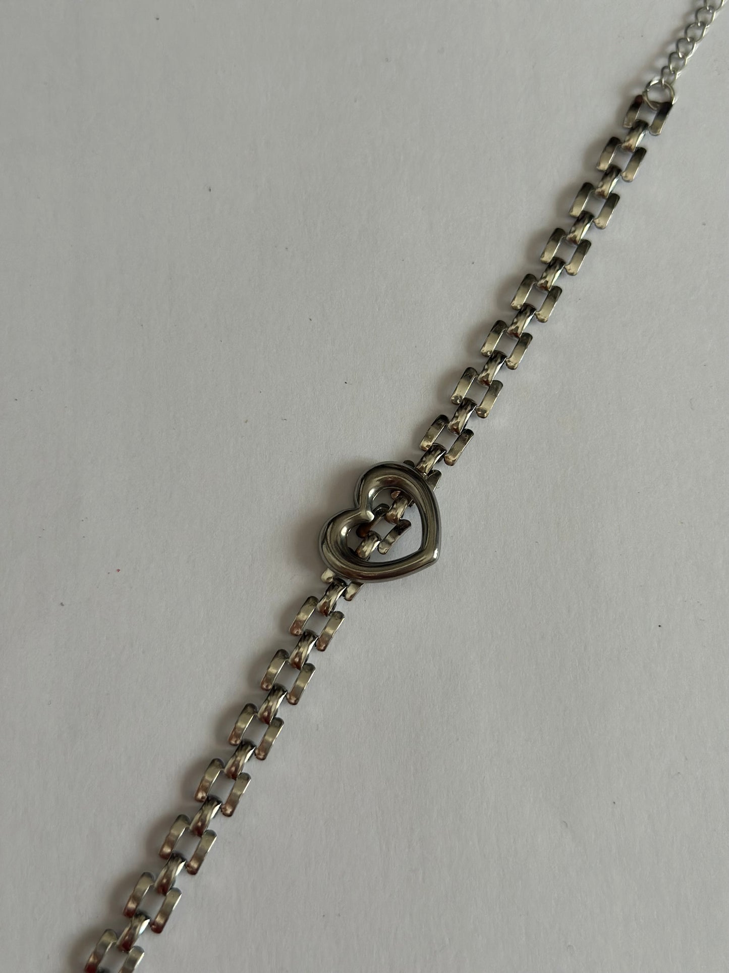Bracciale catena cuore