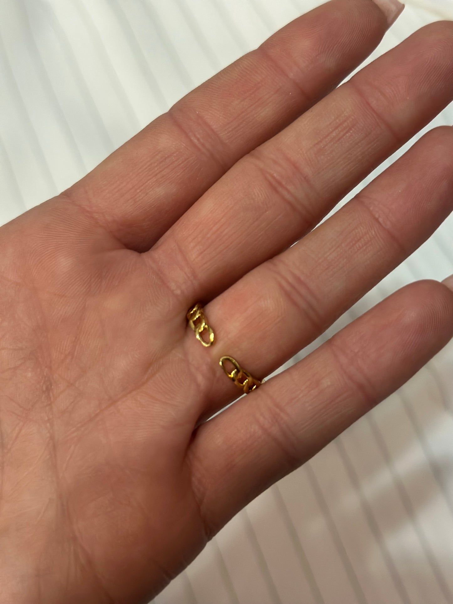 Anello cuore catena