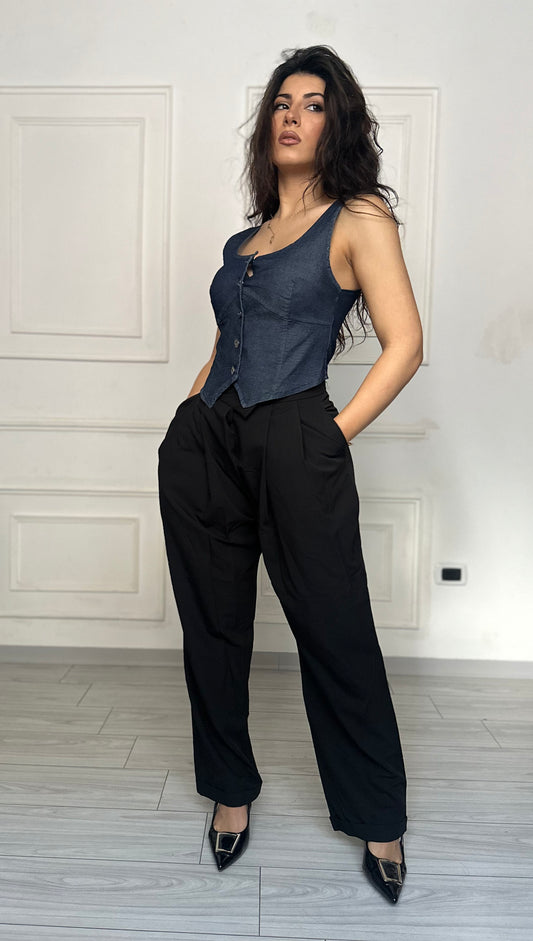 Gilet denim