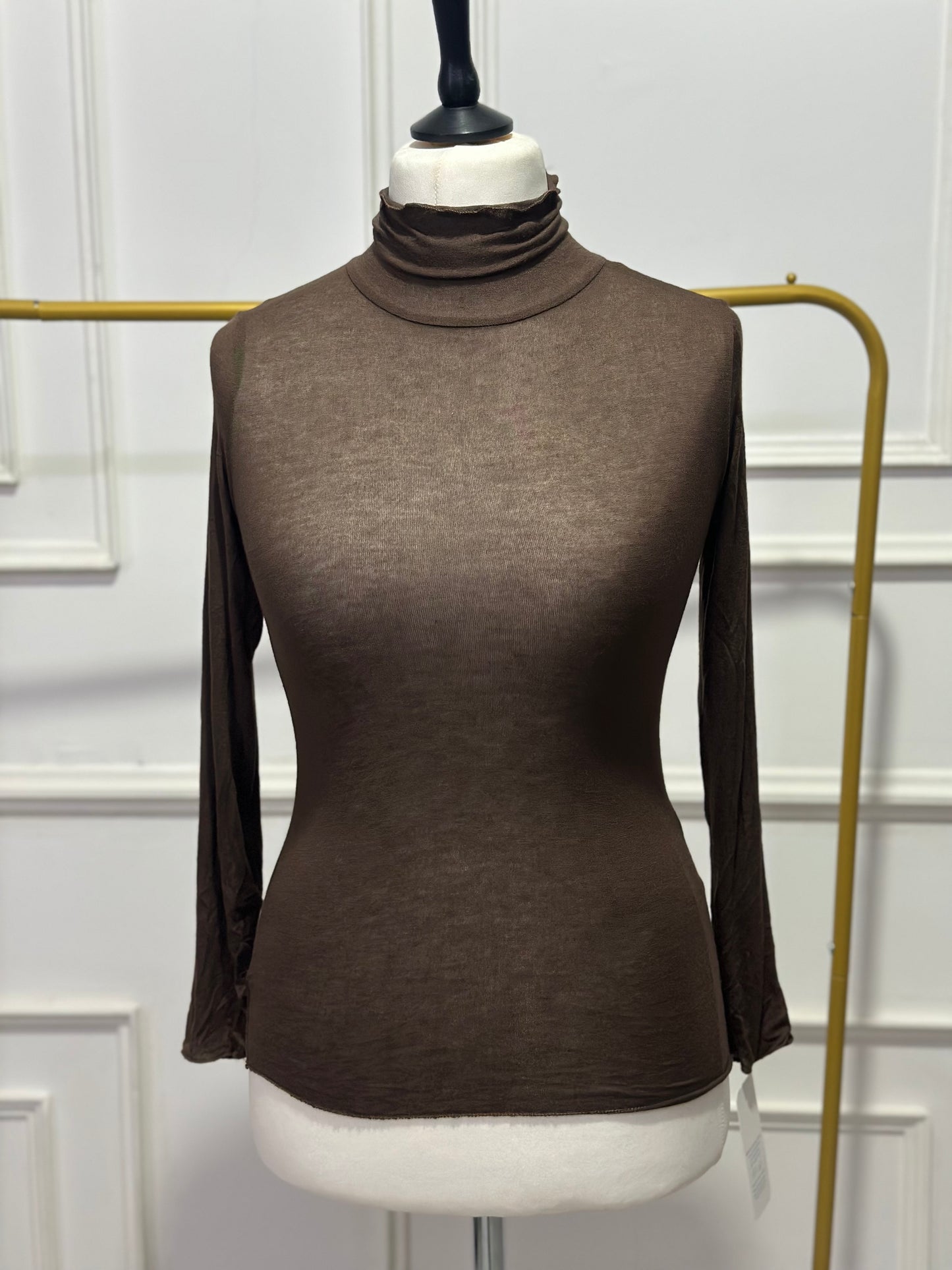 Maglia tessuto trasparente