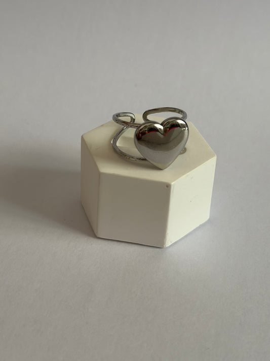 Anello heart big